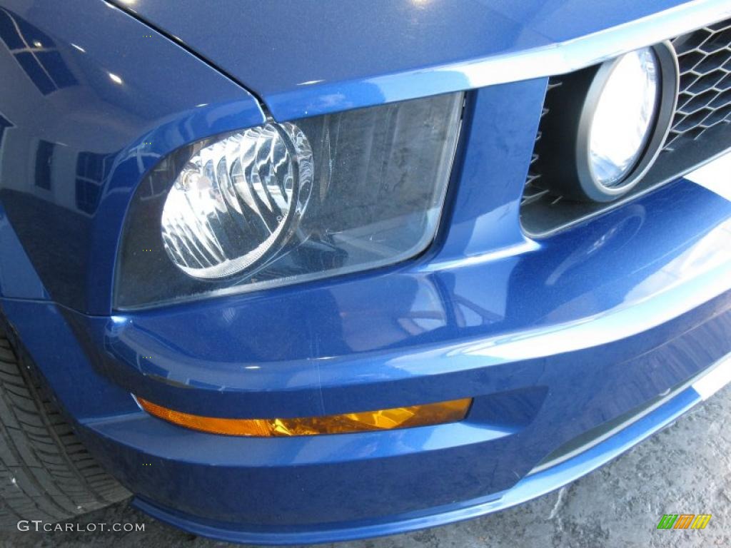 2007 Mustang GT Premium Coupe - Vista Blue Metallic / Light Graphite photo #5