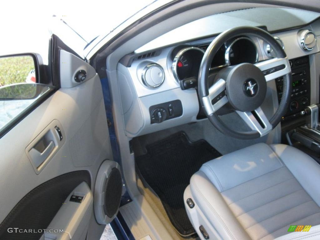 2007 Mustang GT Premium Coupe - Vista Blue Metallic / Light Graphite photo #12