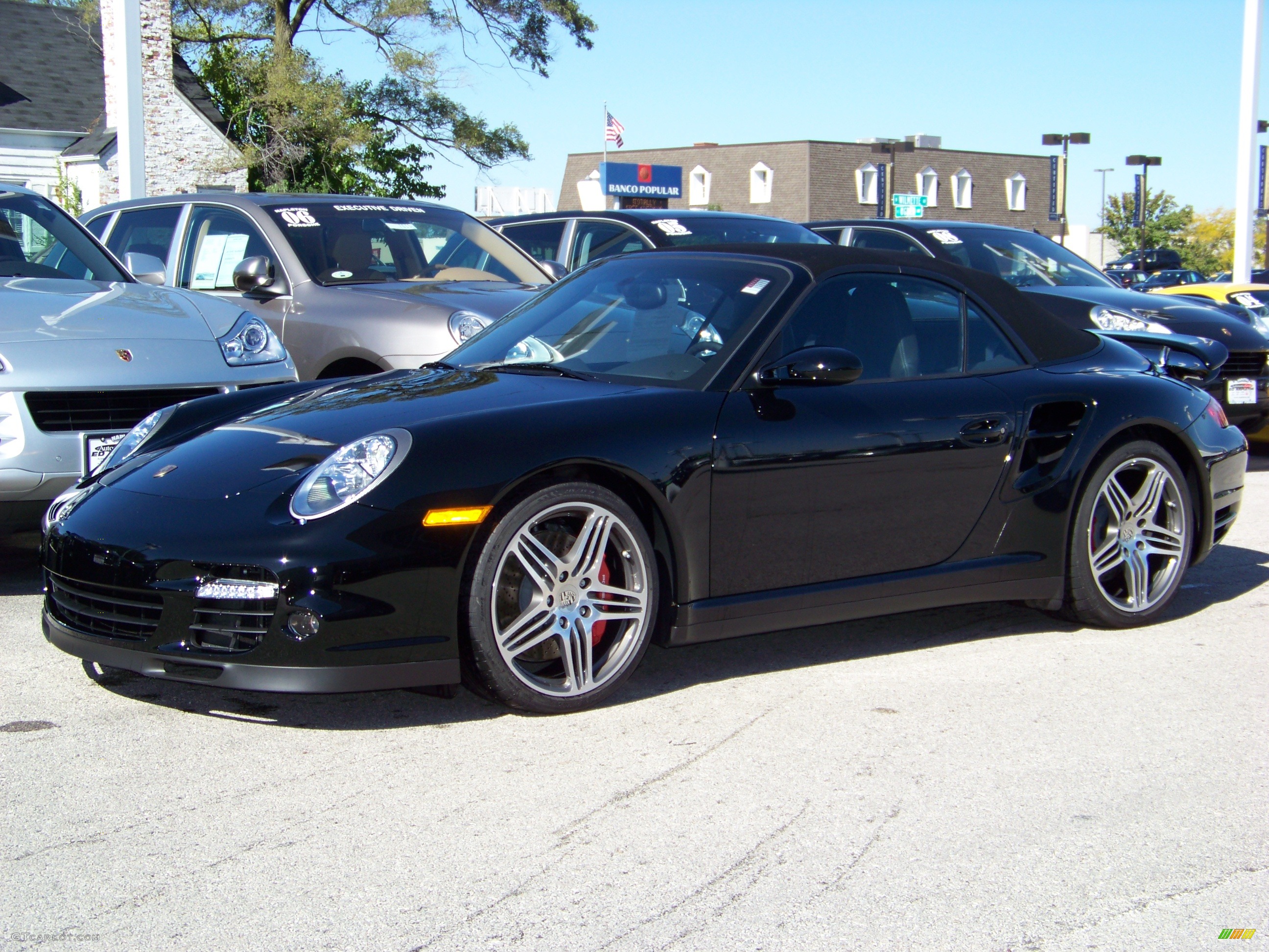 2008 911 Turbo Cabriolet - Black / Black Full Leather photo #1