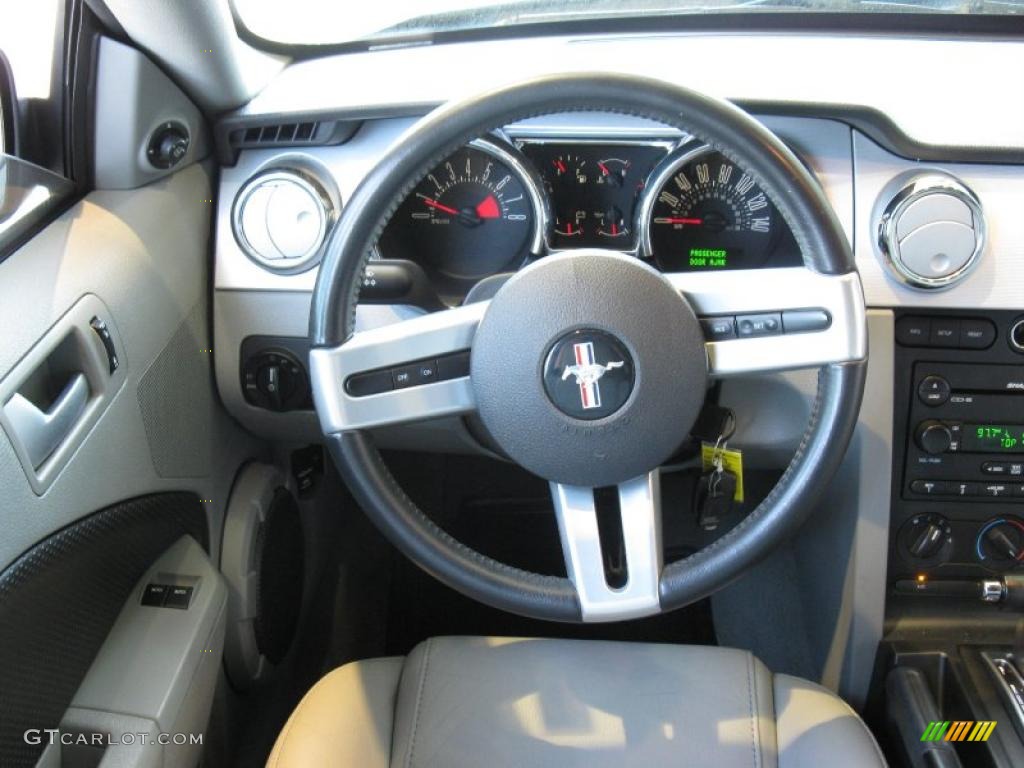 2007 Mustang GT Premium Coupe - Vista Blue Metallic / Light Graphite photo #21