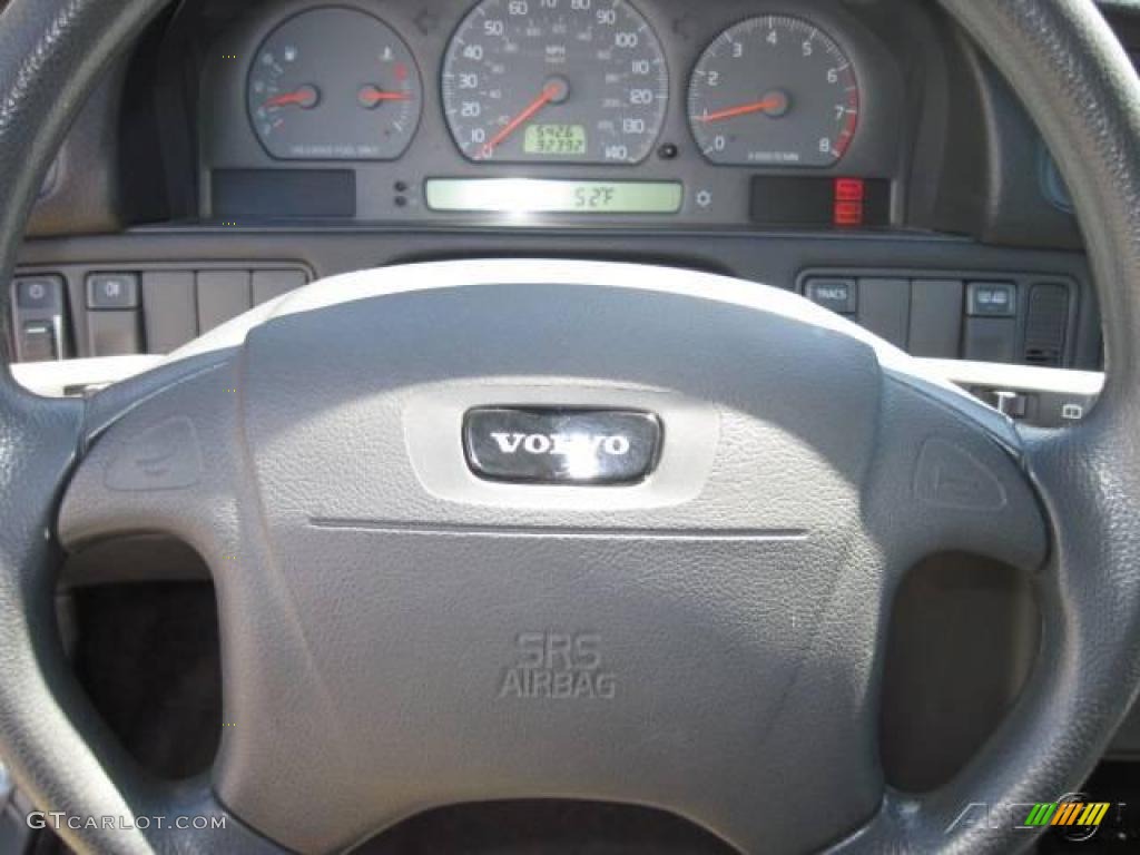 1998 Volvo V70 Wagon Black Steering Wheel Photo #28609219