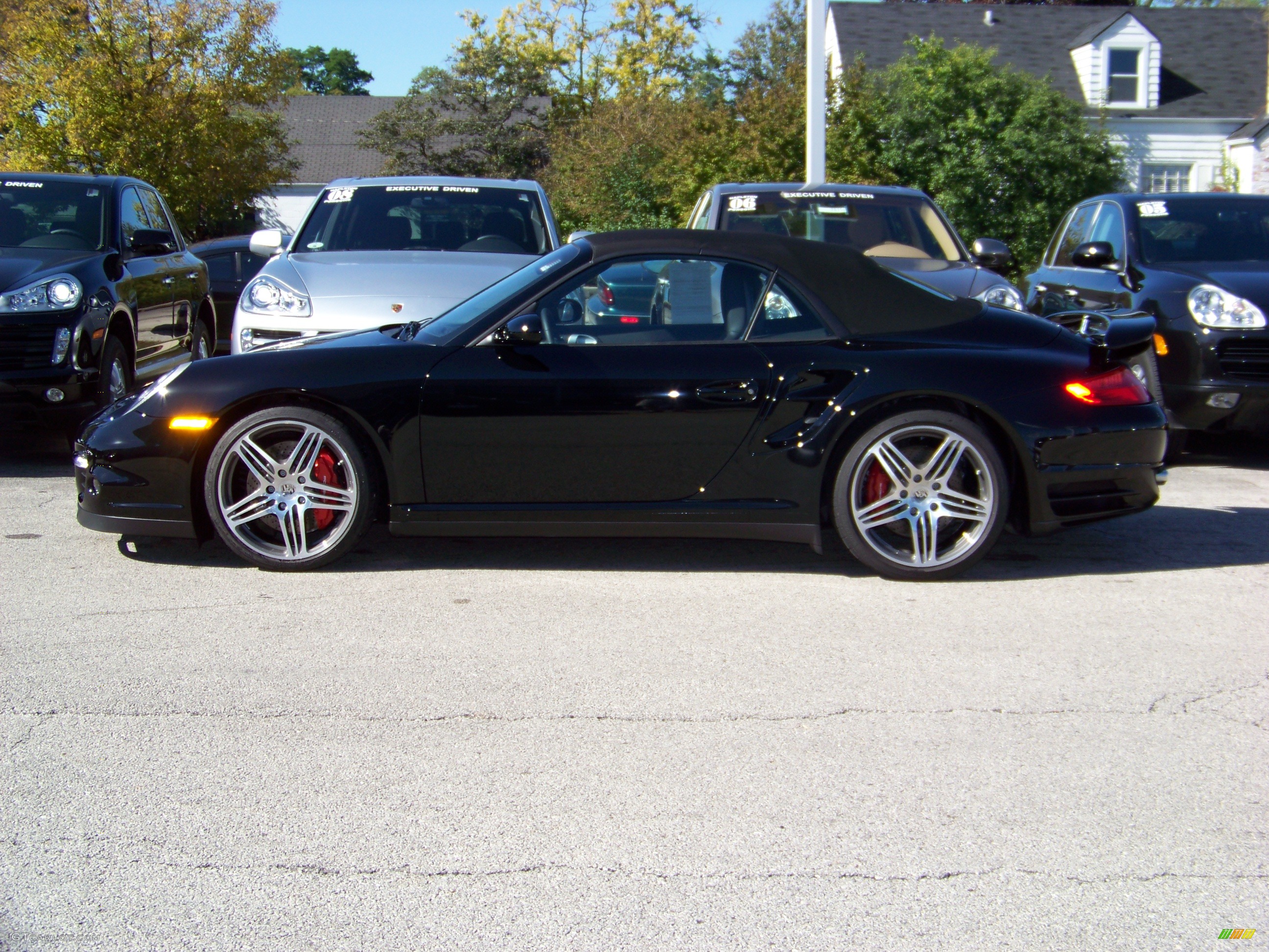 2008 911 Turbo Cabriolet - Black / Black Full Leather photo #2