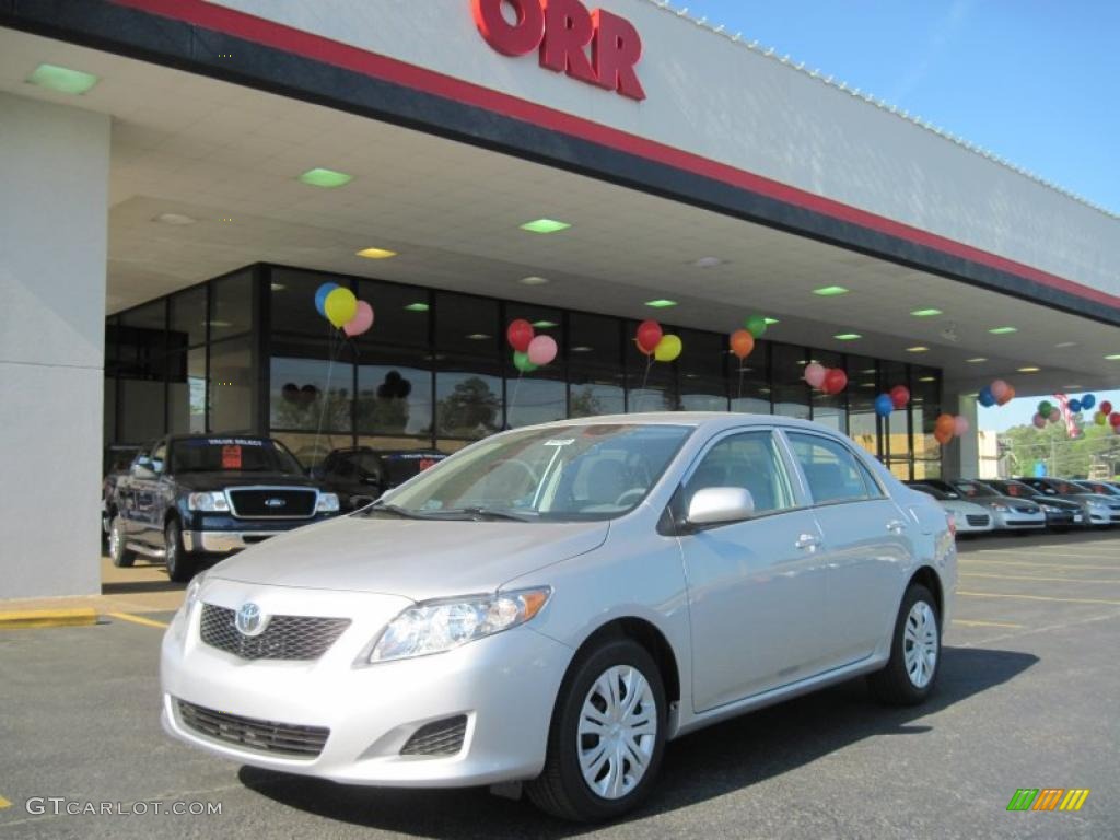 2010 Corolla LE - Classic Silver Metallic / Ash photo #1