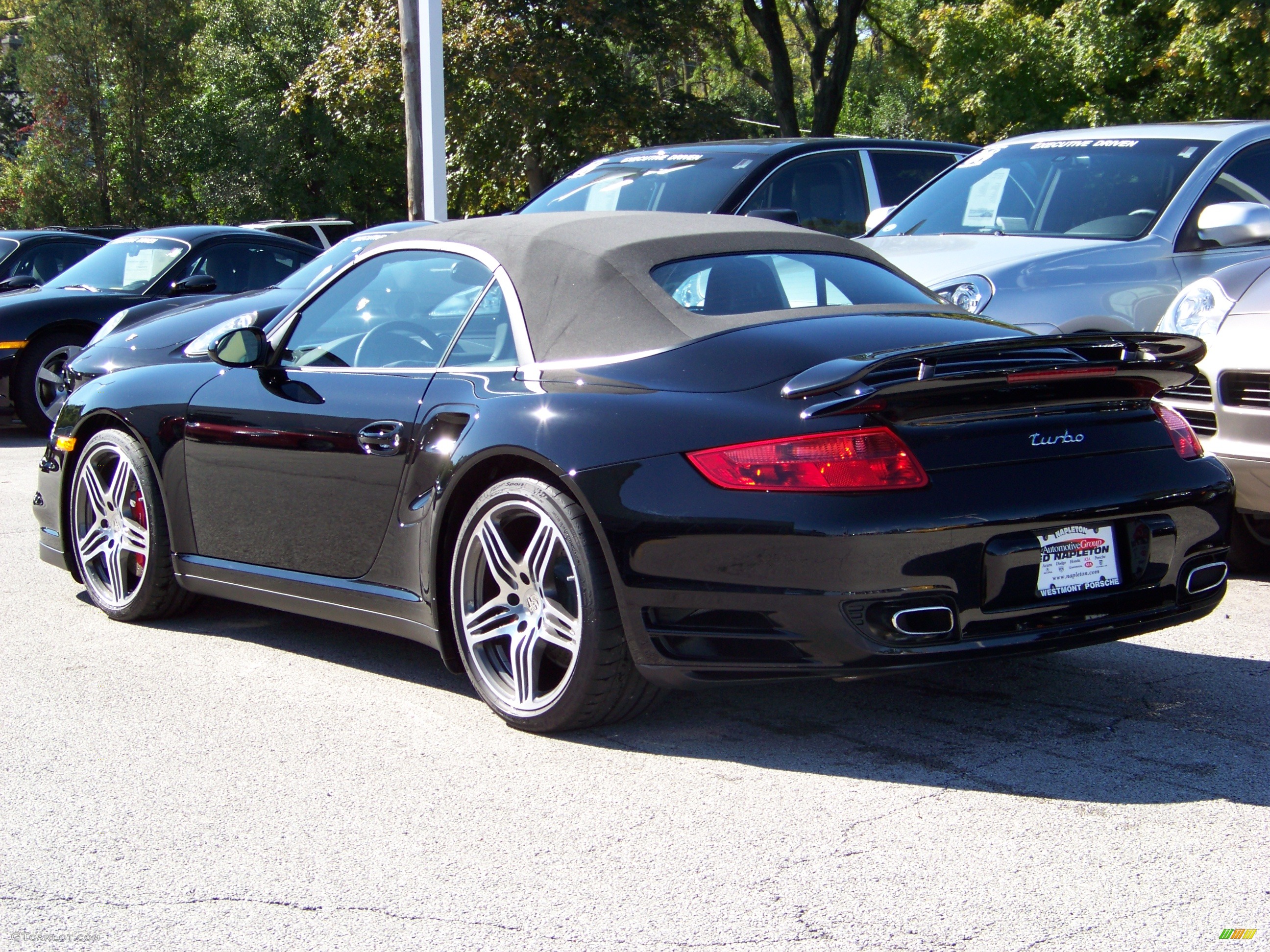 2008 911 Turbo Cabriolet - Black / Black Full Leather photo #3