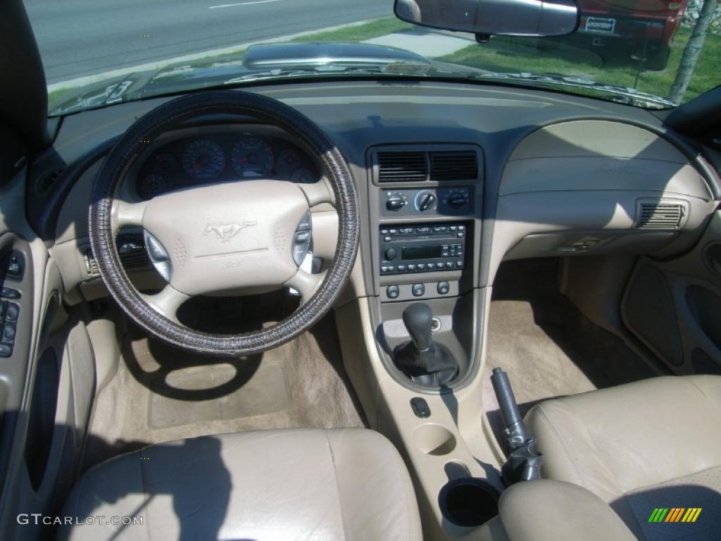 2003 Mustang GT Convertible - Dark Shadow Grey Metallic / Medium Parchment photo #13
