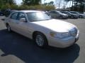 1998 Ivory Pearl Metallic Lincoln Town Car Cartier  photo #7