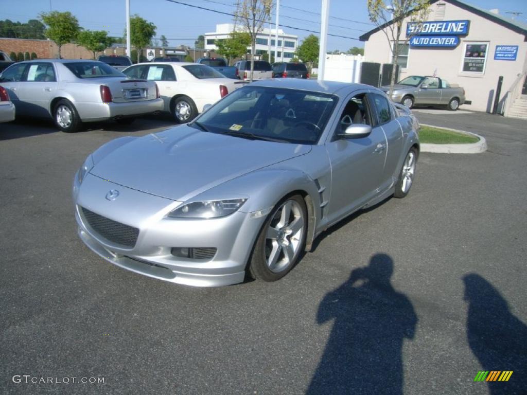 2004 RX-8  - Sunlight Silver Metallic / Black photo #1