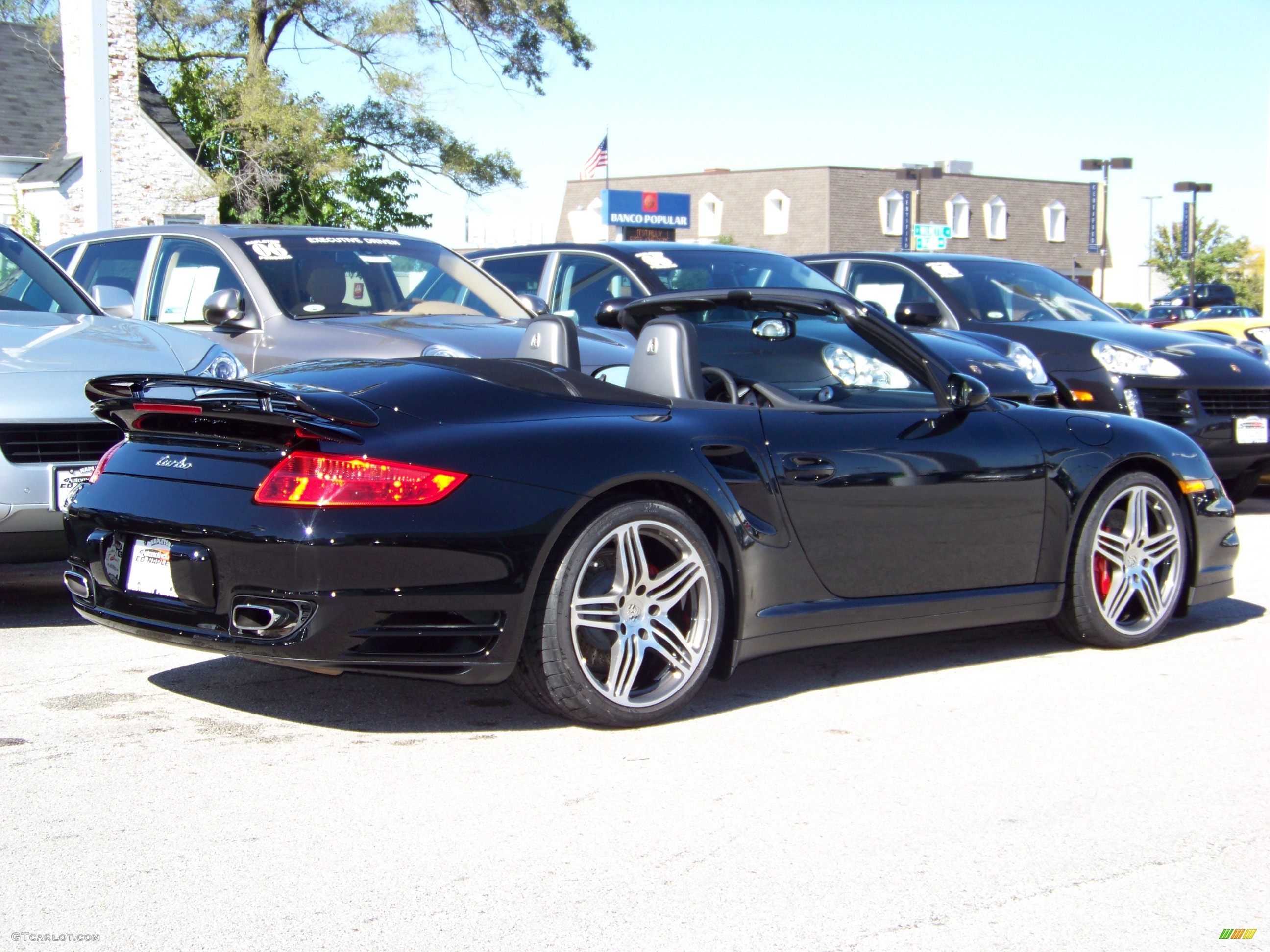 2008 911 Turbo Cabriolet - Black / Black Full Leather photo #6