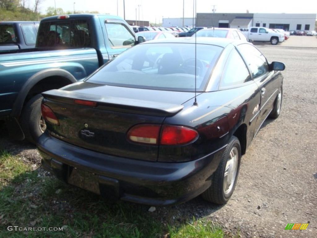 1999 Cavalier Coupe - Black / Graphite photo #2