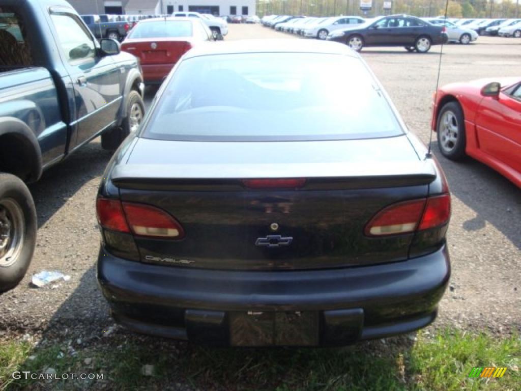 1999 Cavalier Coupe - Black / Graphite photo #3