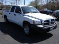 Bright White - Dakota ST Quad Cab Photo No. 3