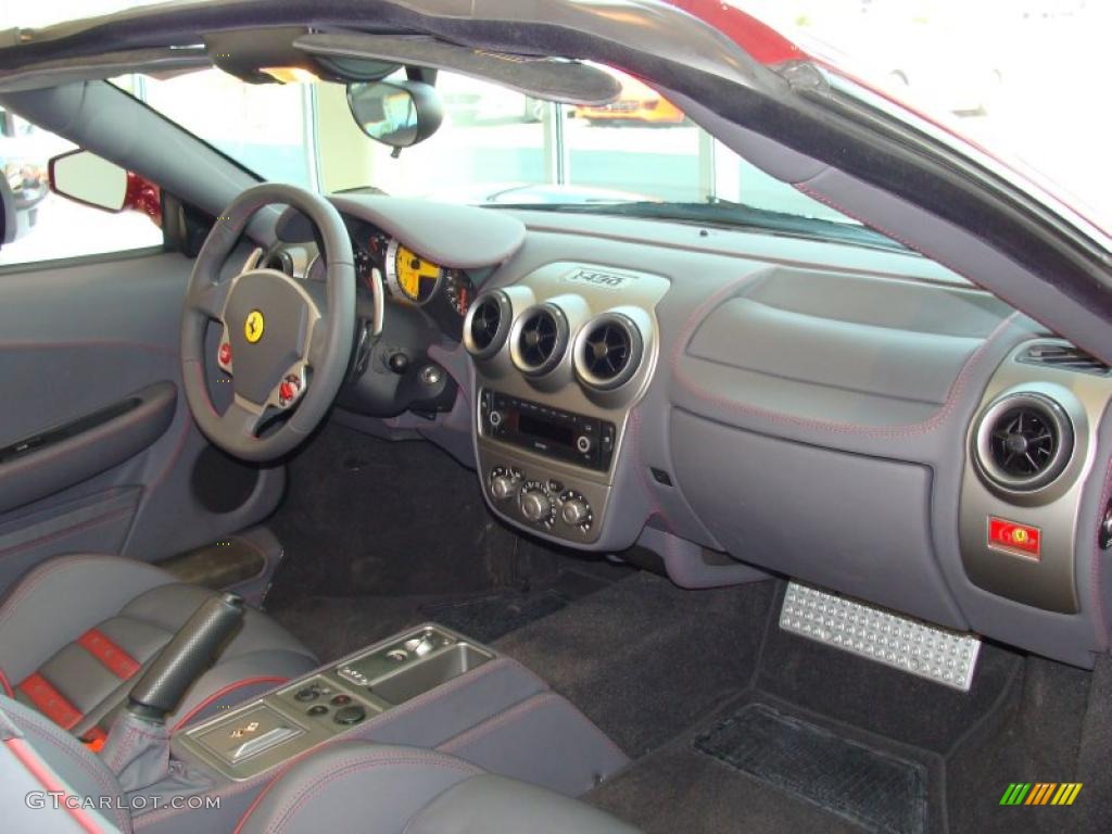 2007 Ferrari F430 Spider F1 Charcoal Dashboard Photo #28613203