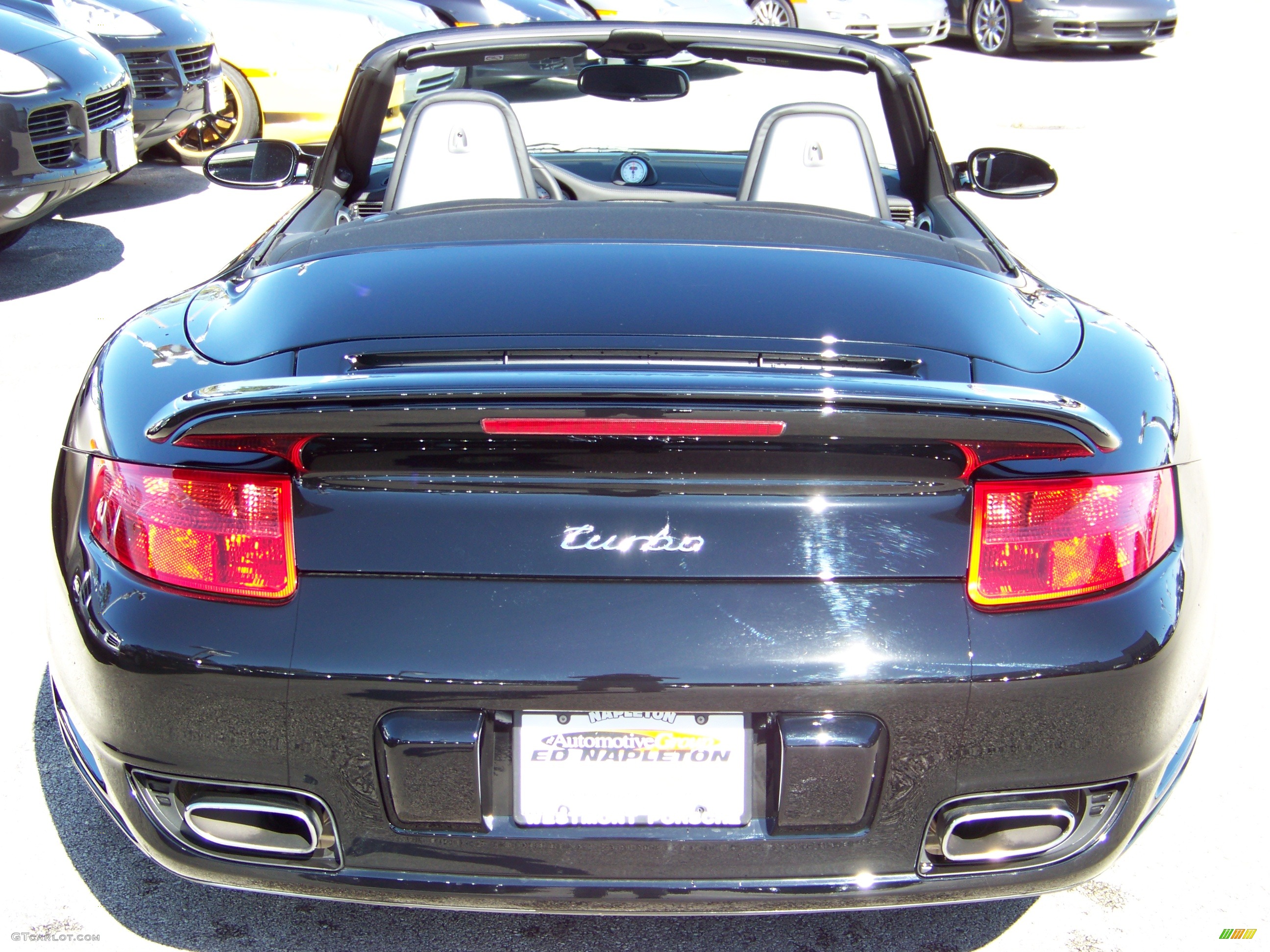 2008 911 Turbo Cabriolet - Black / Black Full Leather photo #10