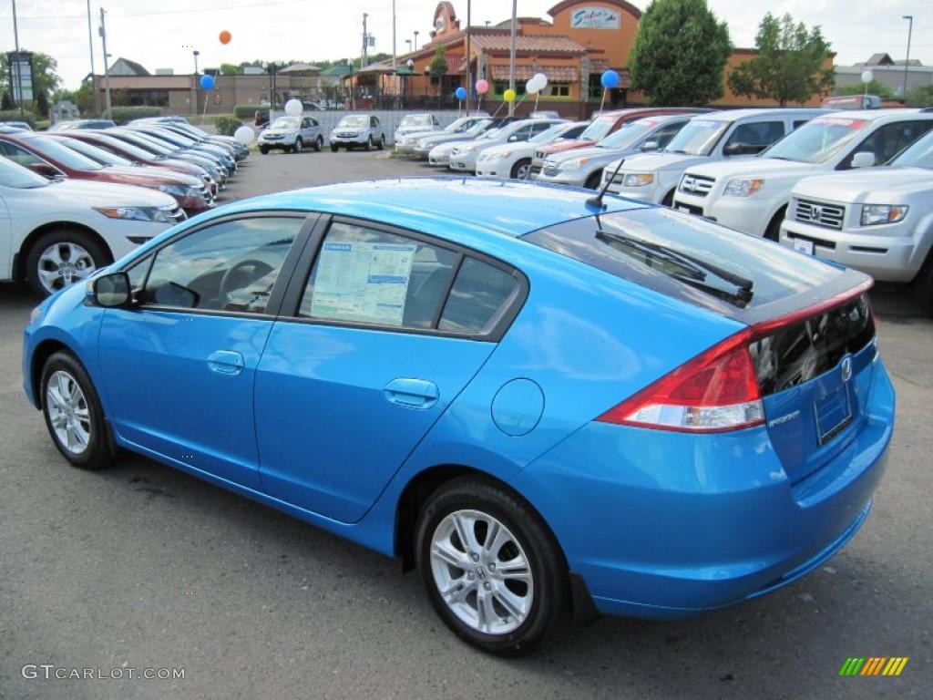 2010 Insight Hybrid EX - Clear Sky Blue Metallic / Gray photo #3