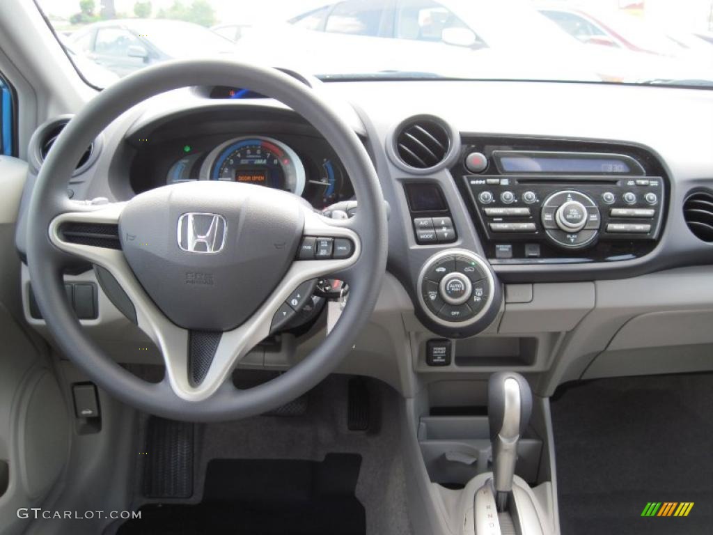 2010 Insight Hybrid EX - Clear Sky Blue Metallic / Gray photo #5