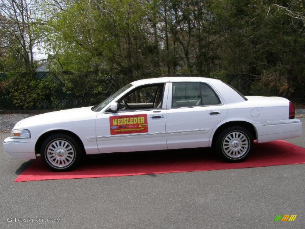 2006 Grand Marquis LS - Vibrant White / Medium Light Stone photo #10