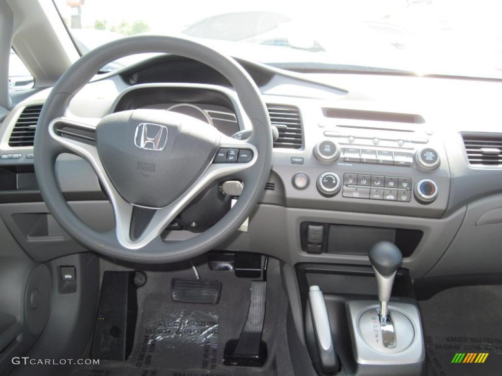 2010 Civic LX Sedan - Atomic Blue Metallic / Gray photo #5