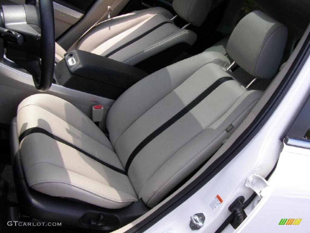2008 CX-7 Grand Touring - Crystal White Pearl Mica / Sand photo #15