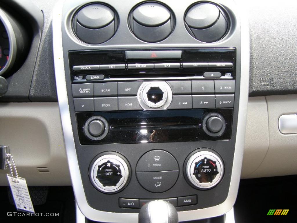 2008 CX-7 Grand Touring - Crystal White Pearl Mica / Sand photo #17