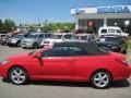 2006 Absolutely Red Toyota Solara SE V6 Convertible  photo #18