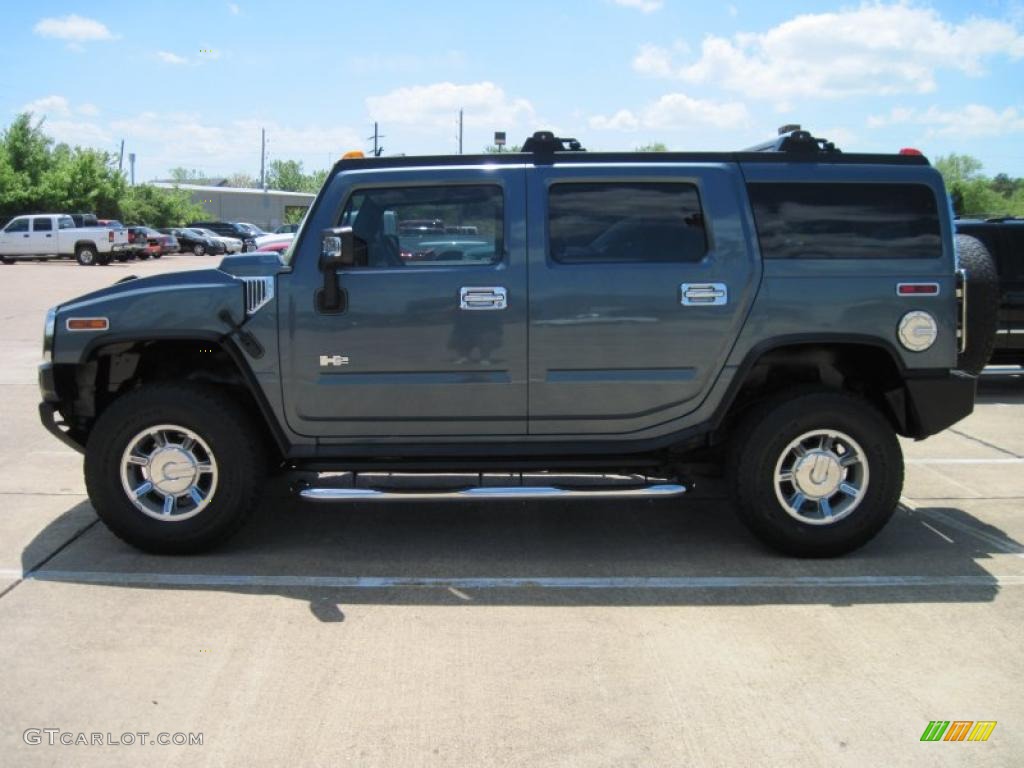2006 H2 SUV - Slate Blue Metallic / Ebony photo #3