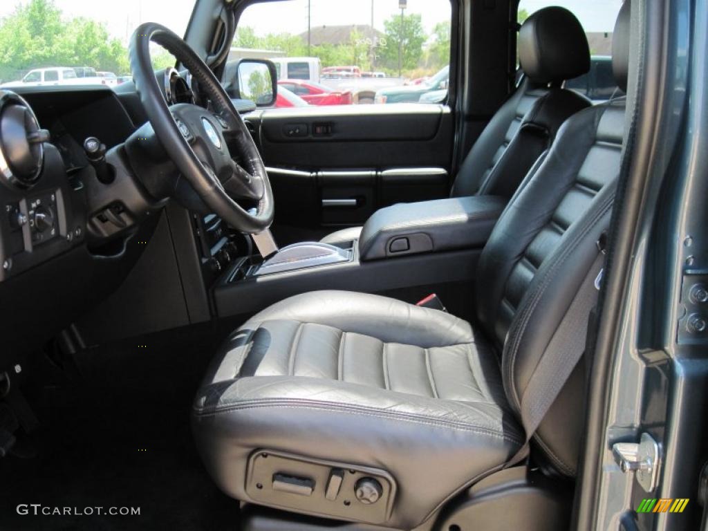 2006 H2 SUV - Slate Blue Metallic / Ebony photo #8