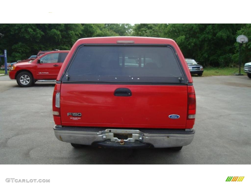 1997 F150 XL Regular Cab - Bright Red / Medium Graphite photo #5