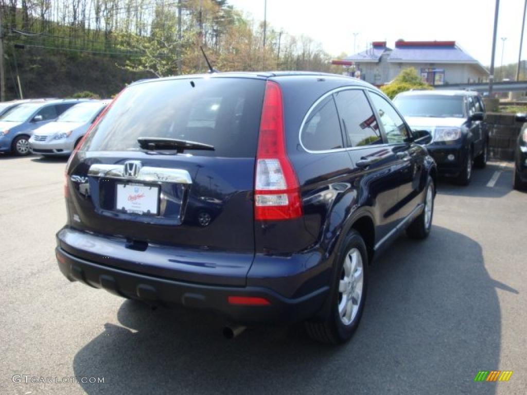 2007 CR-V EX 4WD - Royal Blue Pearl / Gray photo #4