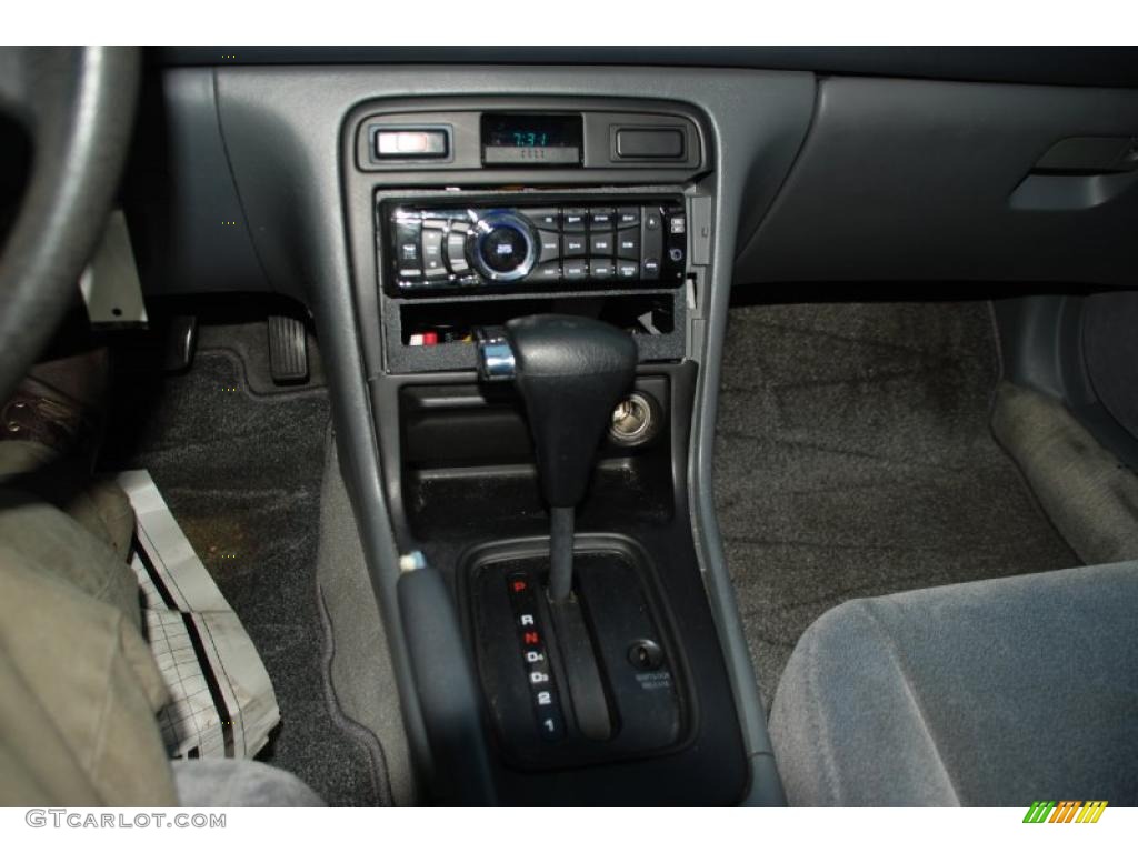 1997 Accord EX Coupe - Flamenco Black Pearl / Gray photo #14