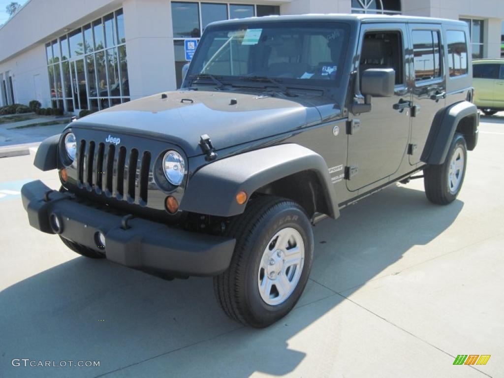 2010 Dark Charcoal Pearl Jeep Wrangler Unlimited Sport 4x4 28595131