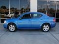 2008 Marathon Blue Pearl Dodge Avenger SXT  photo #6