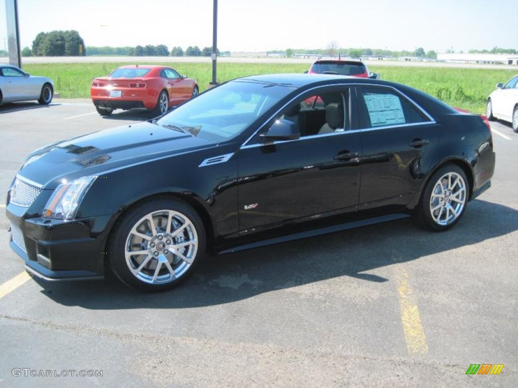 2010 CTS -V Sedan - Black Raven / Ebony photo #1