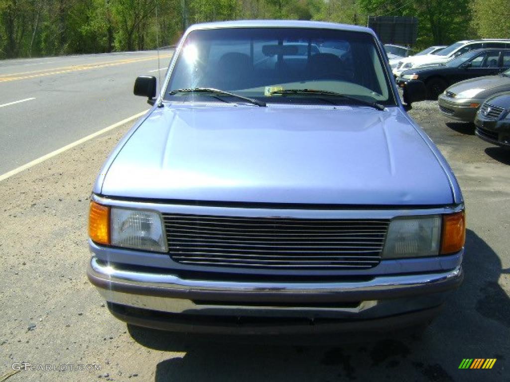 1997 Ranger XLT Regular Cab - Portofino Blue Metallic / Medium Graphite photo #2