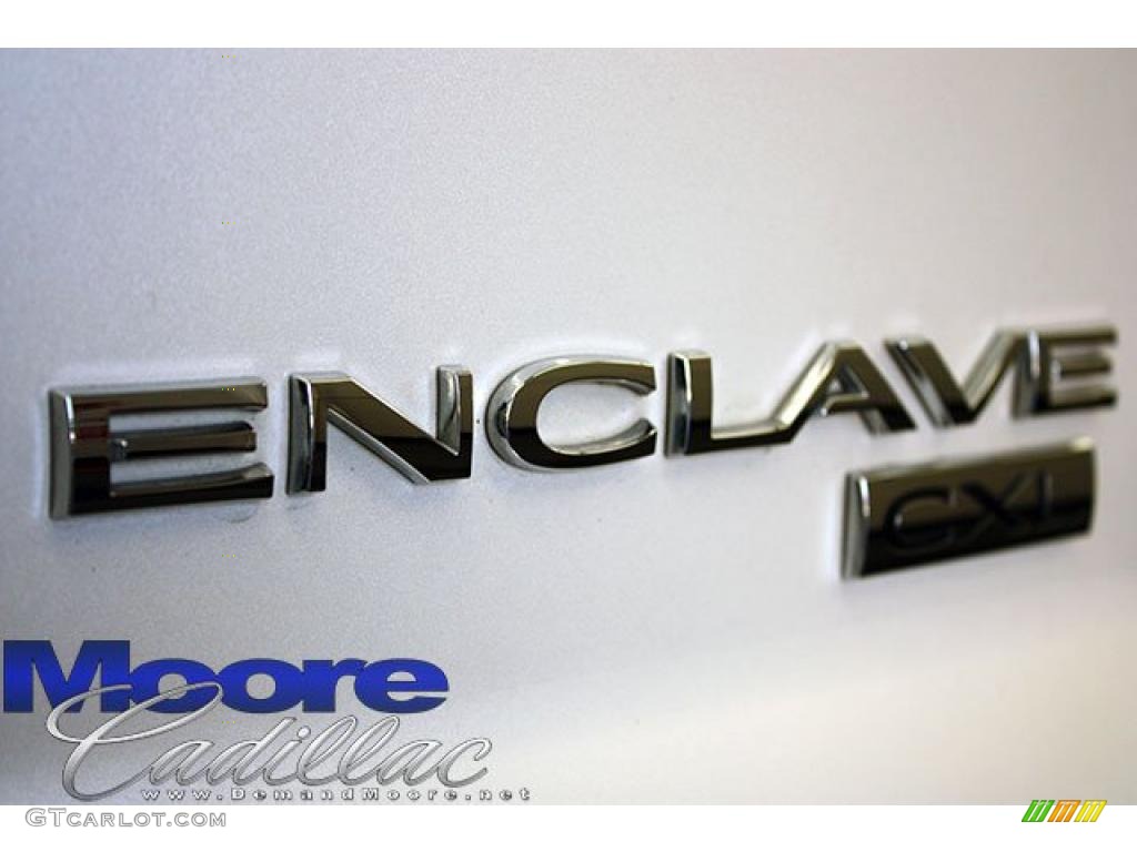2008 Enclave CXL AWD - White Diamond Tri Coat / Cashmere/Cocoa photo #34