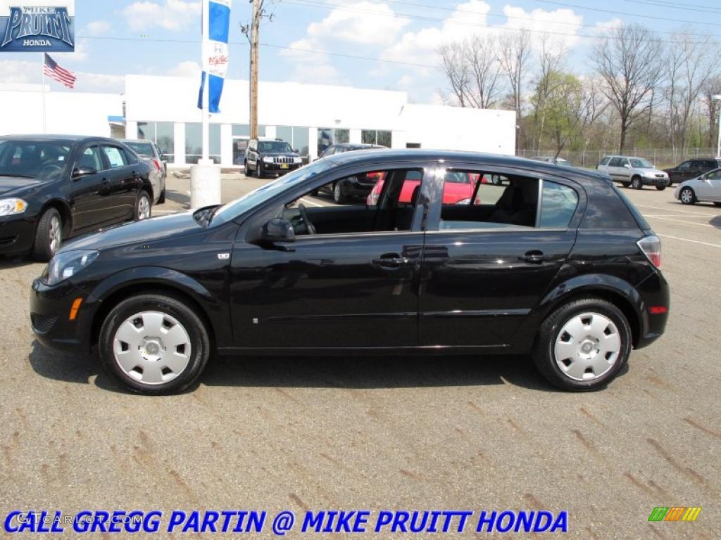 2008 Astra XE Sedan - Black Sapphire / Charcoal photo #1