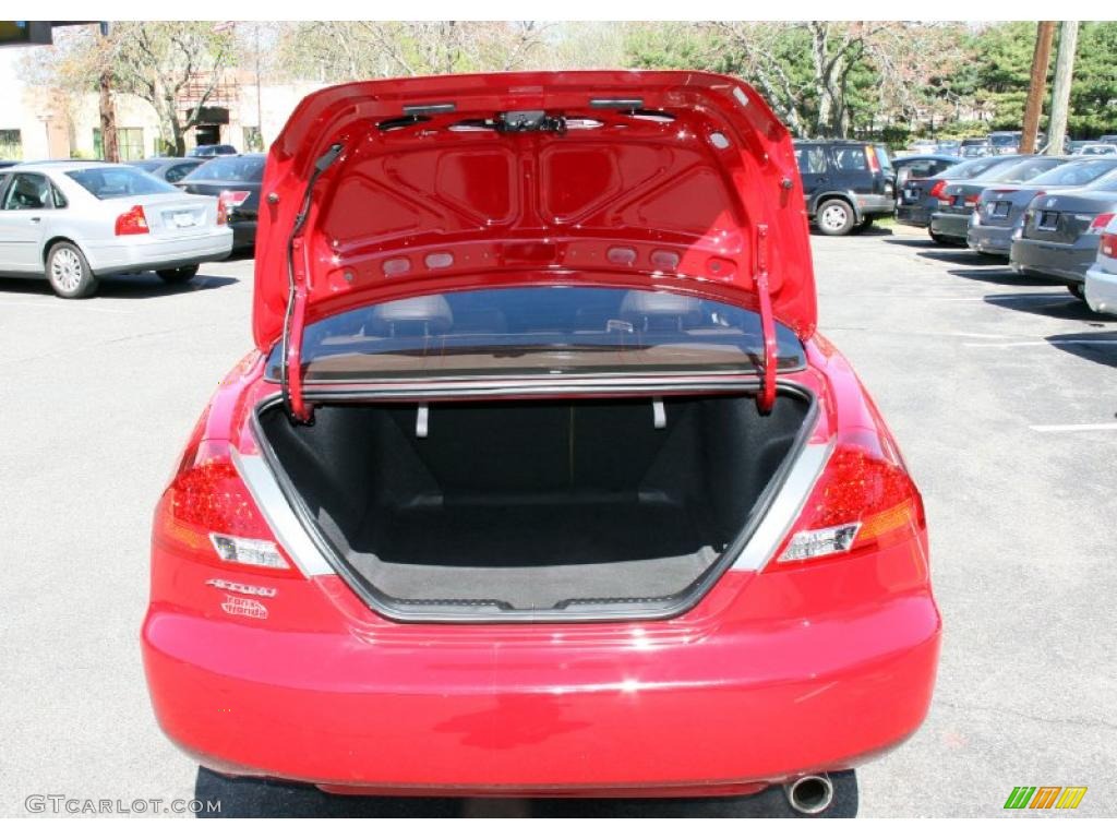 2007 Accord EX-L Coupe - San Marino Red / Ivory photo #8