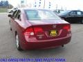 2007 Tango Red Pearl Honda Civic LX Sedan  photo #2