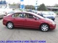 2007 Tango Red Pearl Honda Civic LX Sedan  photo #6