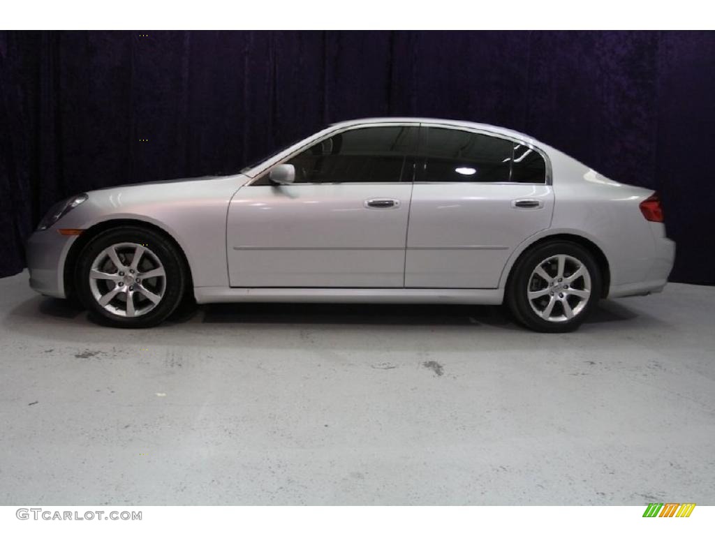 2006 G 35 Sedan - Liquid Platinum Metallic / Graphite photo #31