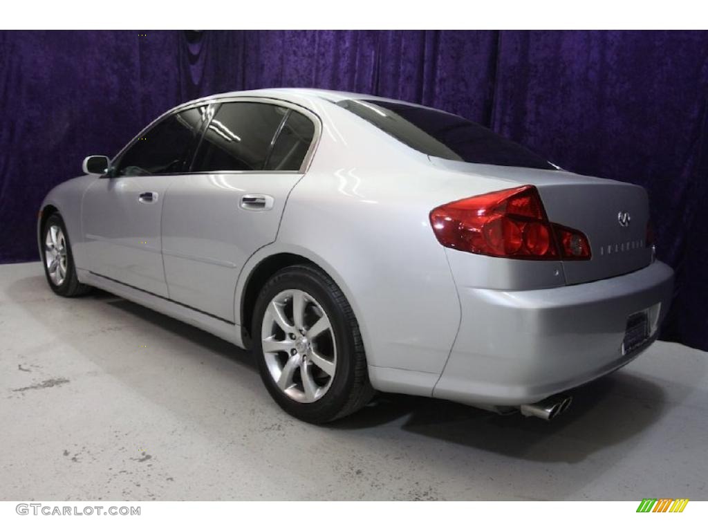 2006 G 35 Sedan - Liquid Platinum Metallic / Graphite photo #33