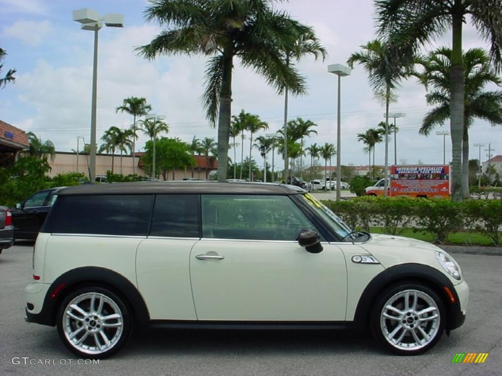 2009 Cooper S Clubman - Pepper White / Lounge Hot Chocolate Leather photo #2