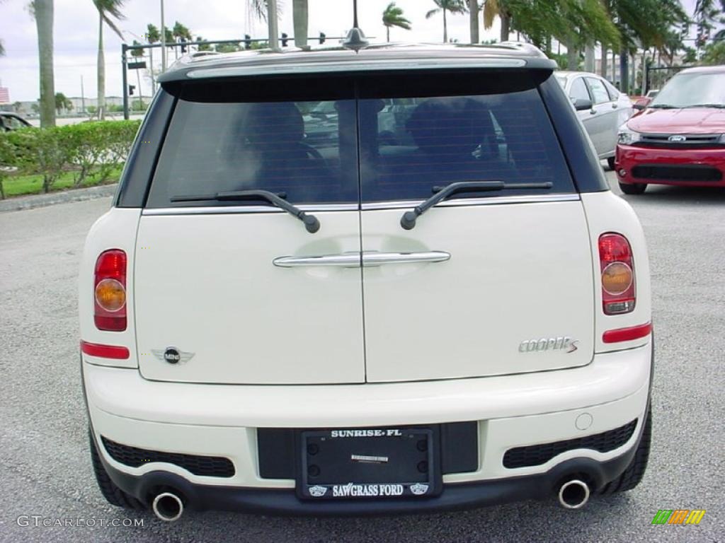 2009 Cooper S Clubman - Pepper White / Lounge Hot Chocolate Leather photo #4