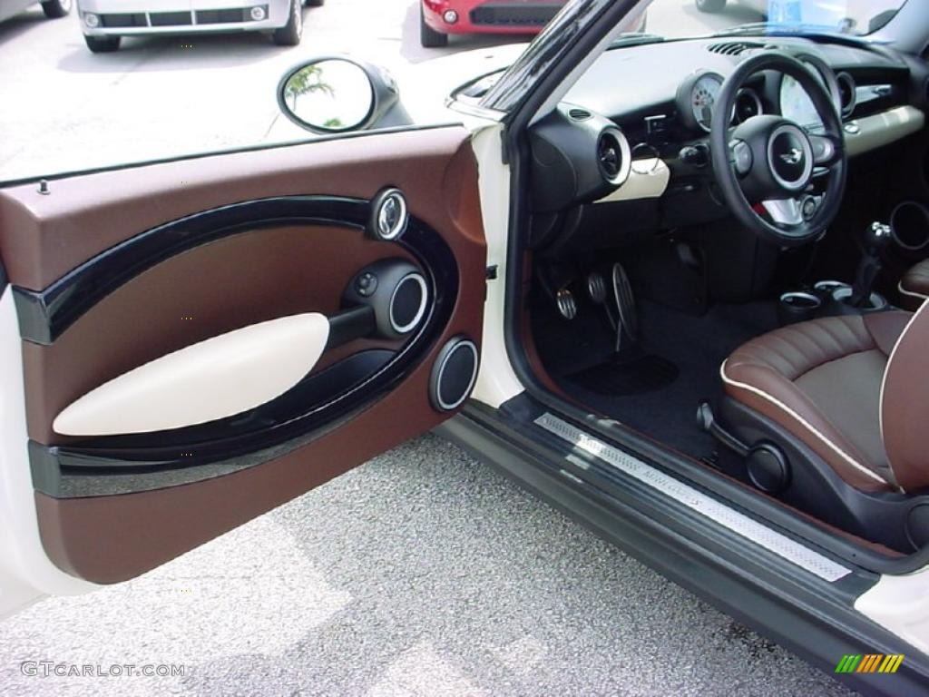 2009 Cooper S Clubman - Pepper White / Lounge Hot Chocolate Leather photo #11