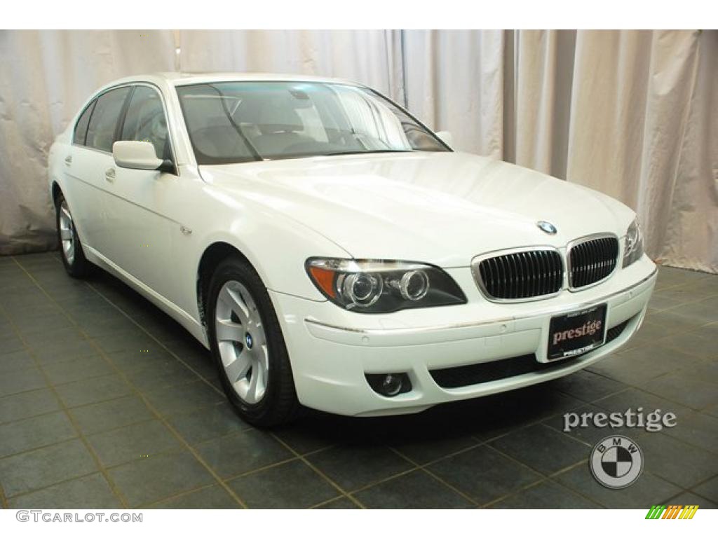 2008 7 Series 750Li Sedan - Alpine White / Cream Beige photo #11