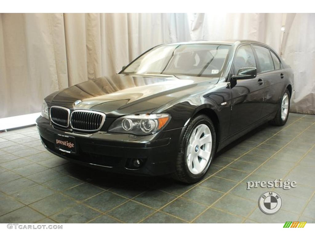 2008 7 Series 750Li Sedan - Jet Black / Black photo #1