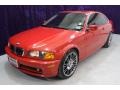 2001 Bright Red BMW 3 Series 325i Coupe  photo #24