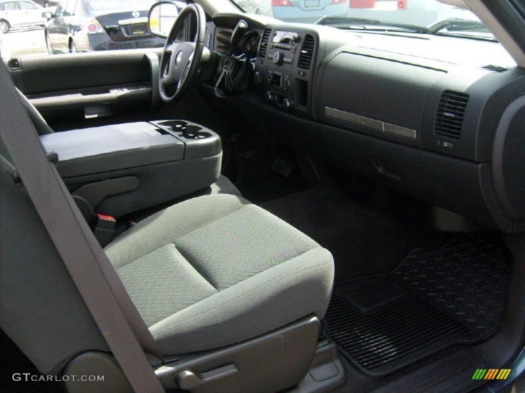 2009 Silverado 1500 LT Extended Cab 4x4 - Blue Granite Metallic / Light Titanium photo #16