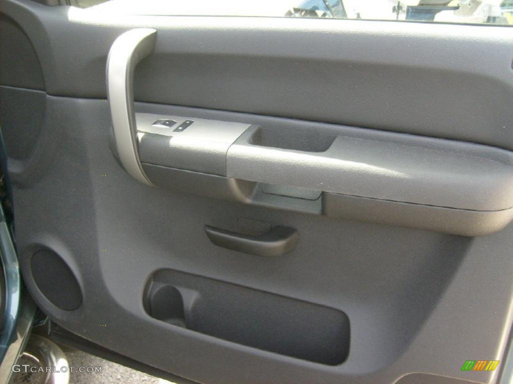 2009 Silverado 1500 LT Extended Cab 4x4 - Blue Granite Metallic / Light Titanium photo #17