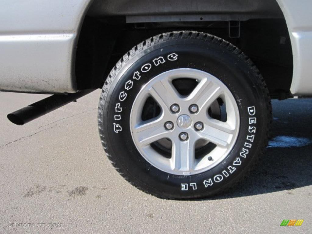 2006 Ram 1500 SLT Quad Cab 4x4 - Bright Silver Metallic / Medium Slate Gray photo #9