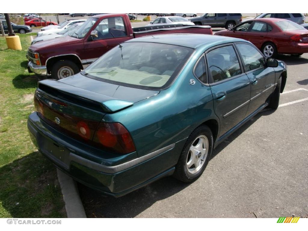 2001 Impala LS - Dark Jade Green Metallic / Medium Gray photo #4